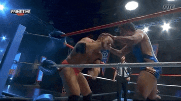 Eli Drake Punch GIF by United Wrestling Network